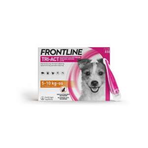 Frontline Tri-Act kutya S 5-10 kg 3x 94001360 Frontline Bolha- és kullancsriasztó