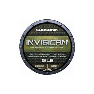 Sonik Subsonik Invisicam 12lb 1200m Camo Horgász Zsinór - Sonik