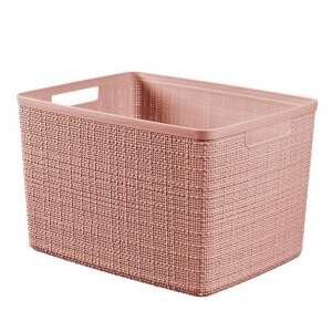 CURVER "JUTE" Aufbewahrungskorb, rosa, 20L - Aufbewahrungsboxen und -körbe