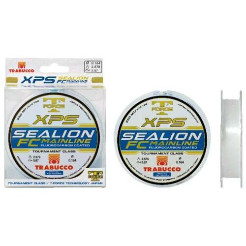 Trabucco XPS Sealion FC Mainline Fluorocarbon bevonatú horgász zsinór, 250m, 0.35mm