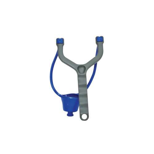 CZ Univerzális etetőcsúzli kicsi, kék és szürke csúzli etető tálkával