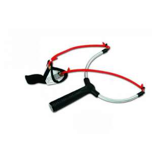 SILSTAR MATCH horgászcsúzli, fekete nyéllel és piros gumiszalagokkal - Csúzli & etetőrakéta