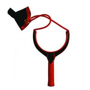 SILSTAR CSÚZLI CP 14 csúzli, piros, fekete zsebbel - Csúzli & etetőrakéta