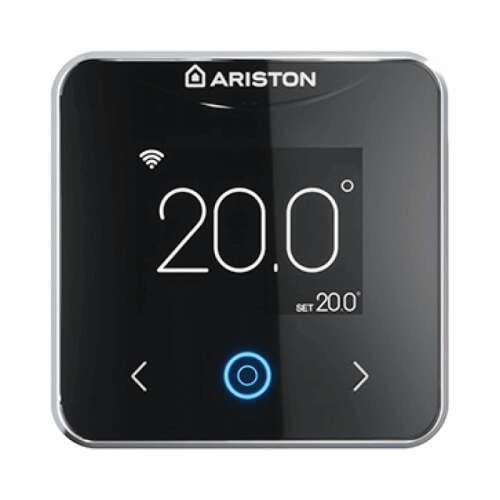Ariston Cube S Net programozható vezetékes szobatermosztát elölnézet