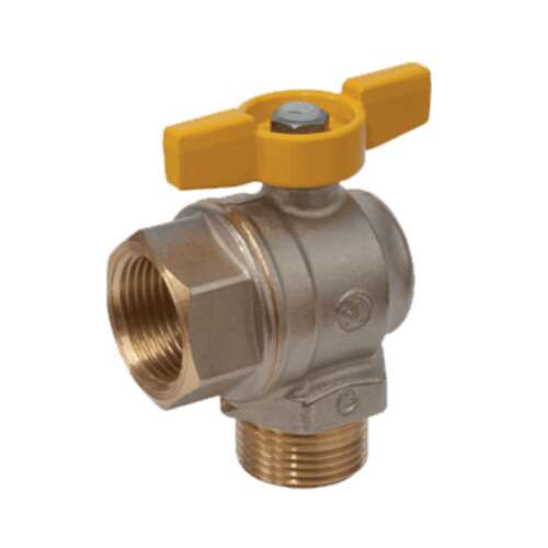 Giacomini R780 1 colos gáz golyóscsap sarok fix csatlakozással