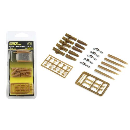 CARP ACADEMY Biztonsági Ólomkapocs készlet gyorskapoccsal 137255643