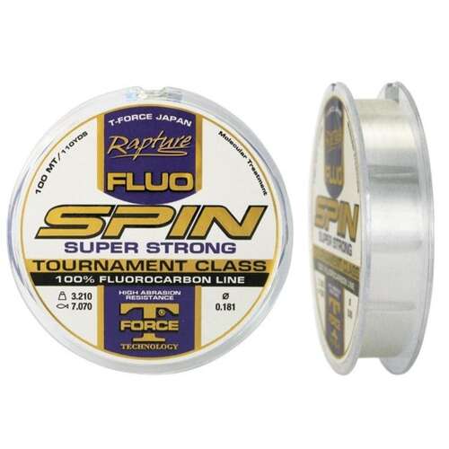 Rapture Fluo Spin Super Strong Tournament Class 100% Fluorocarbon Line horgász zsinór, 100 méter, 0,30 mm