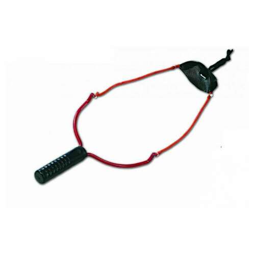 SILSTAR nagy etetőanyag belövő csúzli, piros és fekete, horgászáshoz