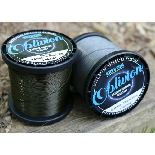 Kryston Oblivion Super Grade 18lb 1000m horgász zsinór, camo szín - Monofil zsinór