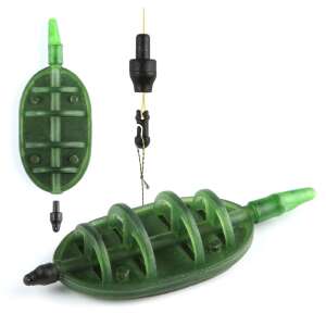 Method Flat Feeder Kosár XL, zöld, 30g, horgászfelszerelés - Horgász ólom