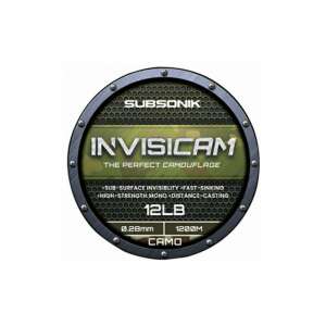 Sonik Subsonik Invisicam 12lb 1200m Camo Horgász Zsinór - Sonik