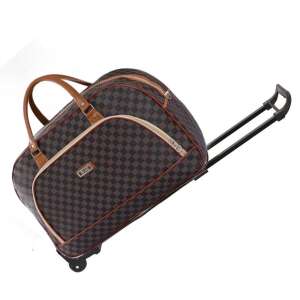 MBC fekete-arany kockás gurulós sporttáska - MBC