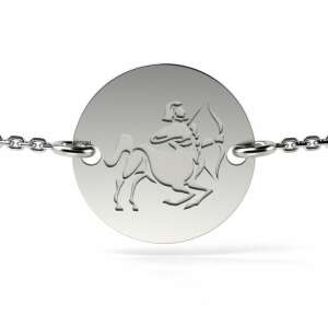 Bransoletka z łańcuszkiem ze srebra, ATCOM, znak zodiaku Strzelec - Atcom Jewelry