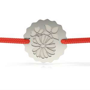 ATCOM Ezüst karkötő virágmintával - Atcom Jewelry