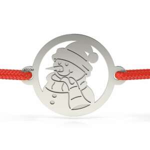 Bransoletka srebrna ATCOM z motywem bałwanka - Atcom Jewelry