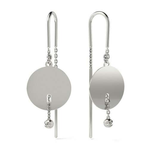 Сребърни обеци, модел 32, ATCOM