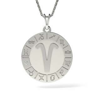 Lantisor cu pandantiv din argint model Aries 94017359 - Accesorii pentru femei