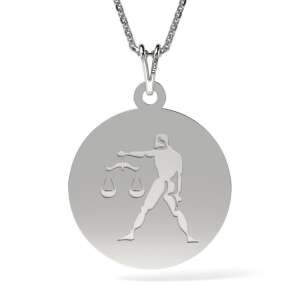 Srebrny naszyjnik z zawieszką waga, ATCOM - Atcom Jewelry