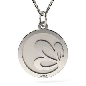 Сребърен колие с висулка лотос ATCOM - Дамско колие