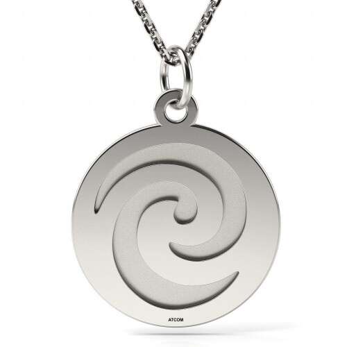 ATCOM - Magic Mirage - Ezüst Nyaklánc - Karikás Medál
