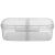 Curver Snap Box 2 Rekeszes Tárolóedény - 3.3L 94019628