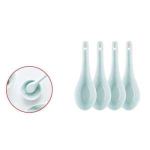 5 darabos kék kerámia leveskanál szett - Kanál