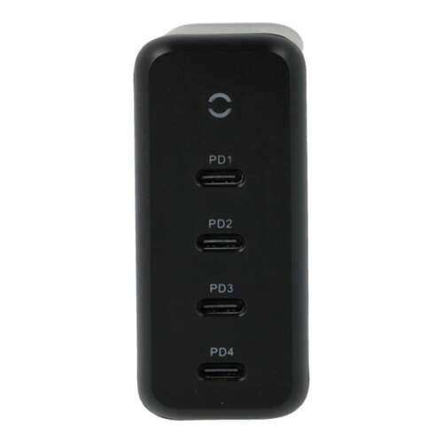 AVAX DC637 DESKY+ 4x USB Type-C GaN Network Incarcator - Negru (200W) (AVAX DC637)