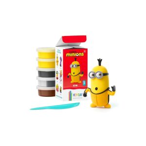 Hey Clay Minions Kevin air-dry clay set with finished model and tool - Hey Clay