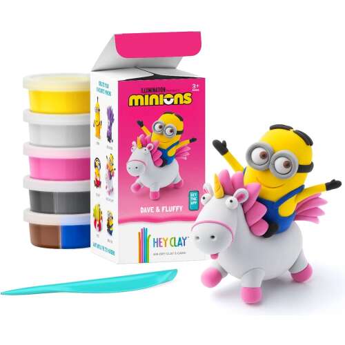 Hey Clay levegőn száradó Gyurmakészlet - Minions: Dave és Fluffy
