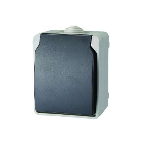 AQUATOP 9871H outdoor socket, 16A, IP54, grey