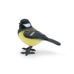Papo Great Tit Bird Figurine - Realistic Animal Toy - Papo Figure
