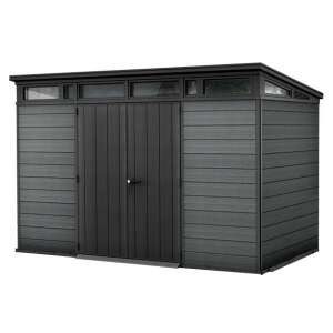 KETER Cortina 11x7 szürke és antracit műanyag kerti ház - Curver