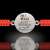 Silver bracelet with red cord and inscription "DOAR O URIAȘĂ POATE MODELA MINȚI DE PIȚICI" 