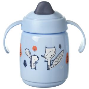 Tommee Tippee Superstar Training Sippee itatópohár, 300ml, kék, állatos mintával - Tommee Tippee