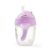 BabyOno лилава чаша със сламка и дръжки, 240ml