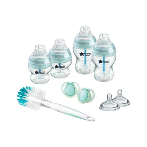 Tommee Tippee cumlík Advanced anti colic novorodenecká začiatočnícka sada tyrkysová