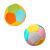 Two BabyOno soft plush balls with different color combinations
