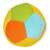 BabyOno soft ball, multi-colored, for babies, developmental toy