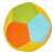 BabyOno soft ball, multi-colored, for babies, developmental toy