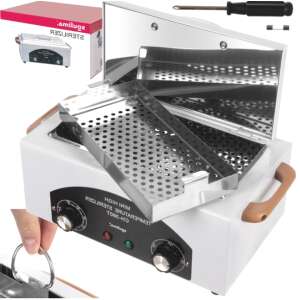 Forrólevegős professzionális sterilizáló 300W-os 220°C + fertőtlenítő szerszámokhoz (BB-22938)