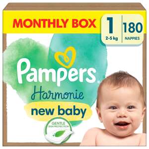 Pampers Harmonie havi Pelenkacsomag 2-5kg Newborn 1 (180db) 94050485 Pelenka - 5 - Junior - 1 - Newborn