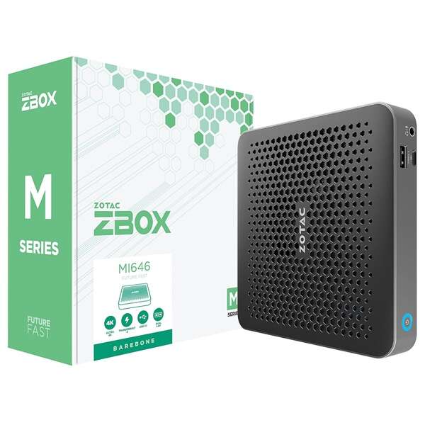 Zotac pc zbox, intel core i7 1360p 5ghz, hdmi, displayport, 2xlan...