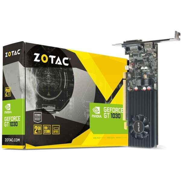 Zotac videokártya pci-ex16x nvidia gt 1030 2gb ddr5 low profile Z...