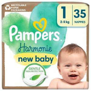 Pampers Harmonie Baby Nadrágpelenka 2-5kg Newborn 1 (35db) 94050616 "-6kg;-9kg"  Pelenka