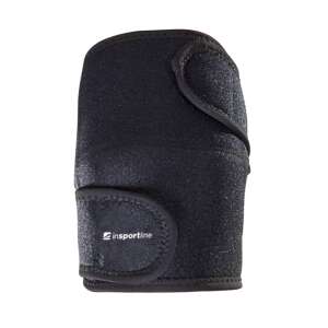 inSPORTline Elbsup könyökbandázs, fekete, elülső nézet - Ízületi rögzítő