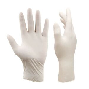 Latex Kesztyű - Egyszerhasználatos - Púderezett - M - 100 db