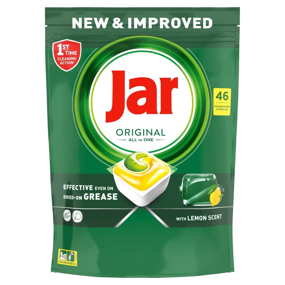E-shop Jar Original All In One Lemon Umývačka riadu kapsula 46ks