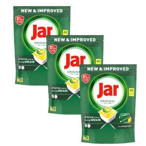 3 Pack Jar Original All-in-One Dishwasher Tablets with Lemon Scent, 46 Count Each - Dishwashing