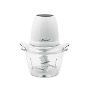 Tocător de alimente electric Maestro MR-581, 300W, capacitate 800ml, lamă din oțel inoxidabil, bol din sticlă - Tocatoare de bucătărie