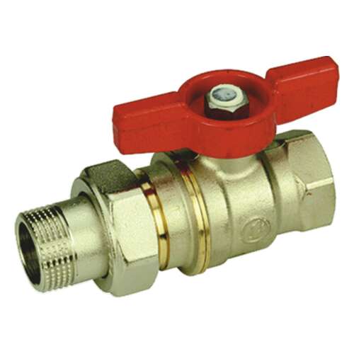 Giacomini R919 DADO golyóscsap, 1/2 hüvelyk, 185°C, piros fogantyúval